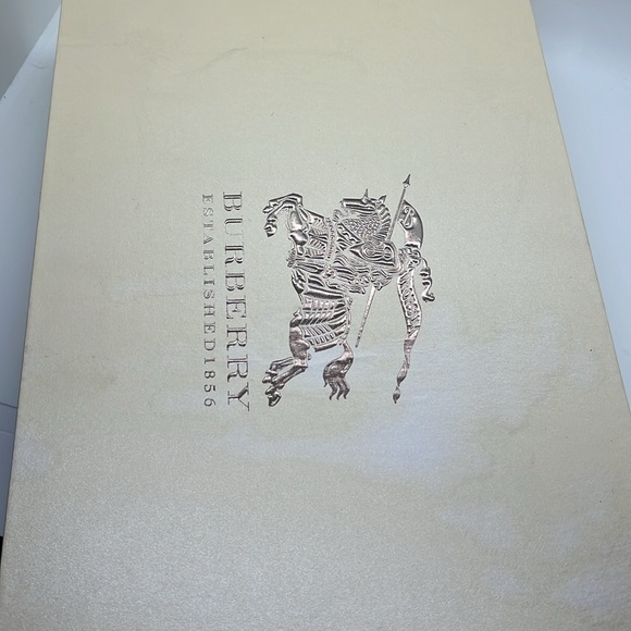 A Burberry scarf pretty much new but the box is definitely damaged - Picture 2 of 3